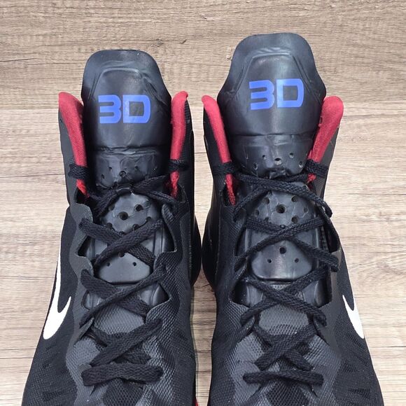 Nike Zoom Hyperenforcer Men's Size 14 Black Red Sneakers 'Sales CFM Sample' RARE - Picture 4 of 12